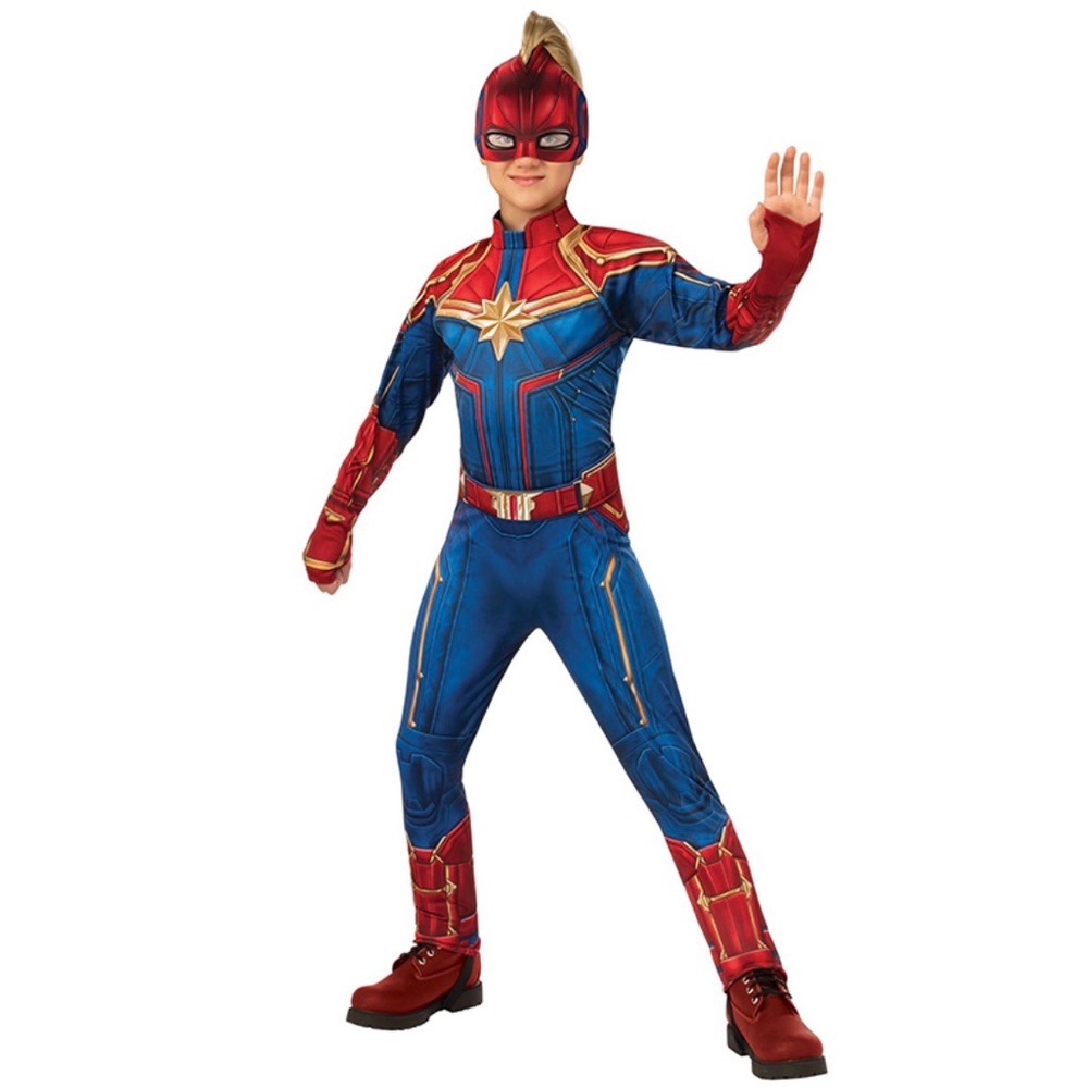 Rubie’s Captain Marvel children’s  Deluxe Costume